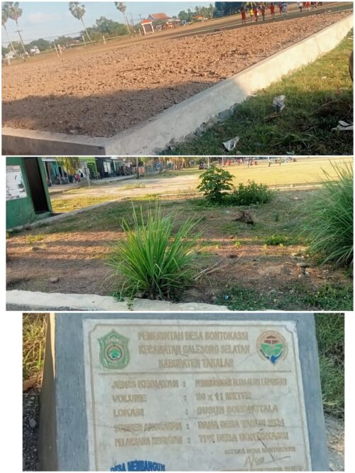 Pengelolaan Dana Desa Bontokassi terindikasi dugaan korupsi.