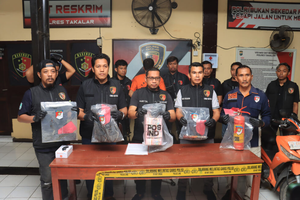 Sat Reskrim Polres Takalar Ungkap Kasus Curas, Total Uang Barang Bukti Capai Rp.643 Juta Lebih