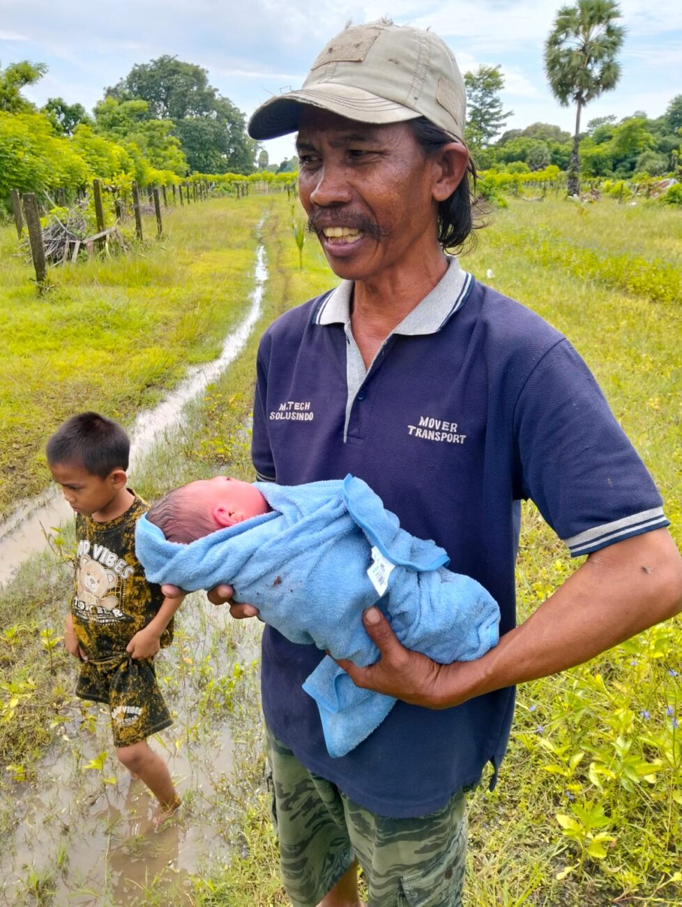 Bayi Baru Lahir Ditemukan Dalam Kebun Desa Punaga Kecamatan Laikang Takalar
