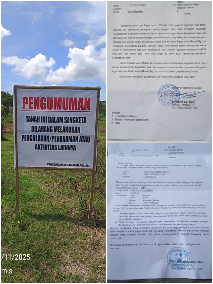 Diduga Berpihak dan Melampaui Wewenang, Lurah Rajaya dan Camat Polsel Selatan Dilaporkan ke Inspektorat dan Ombudsman