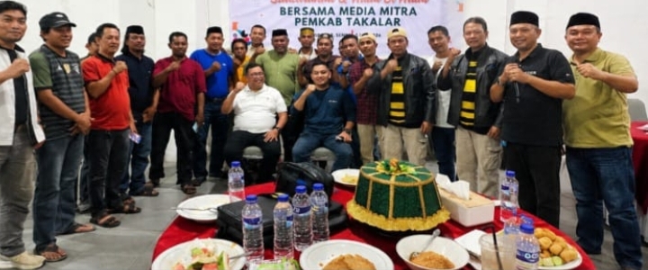 Daeng Manye Optimis Dengan Dukungan Insan Pers Takalar Akan Lebih Maju.