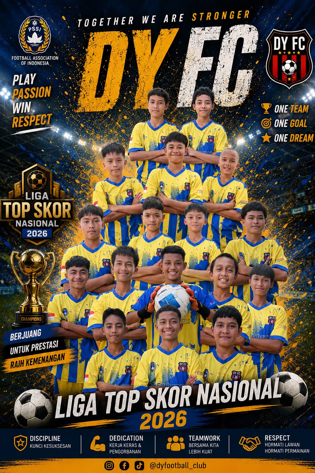 DY FC Mewakili Kepri di Seri Nasional Liga TopSkor 2026 U-14, Siap Harumkan Nama Daerah di Sentul
