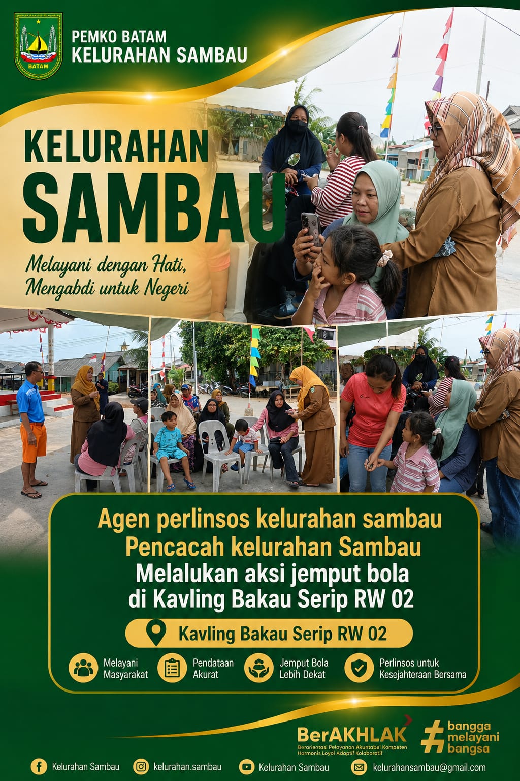 Kelurahan hingga Kecamatan Nongsa Hadir Melayani dengan Hati, Sosialisasi Perlisos Diperkuat