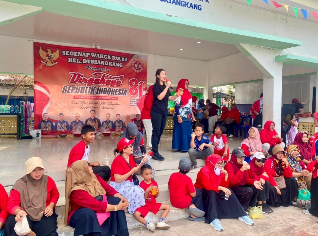 Semarak HUT RI ke-81, Warga RW 02 Duriangkang Rayakan Kemerdekaan Bersama Ibu Lurah